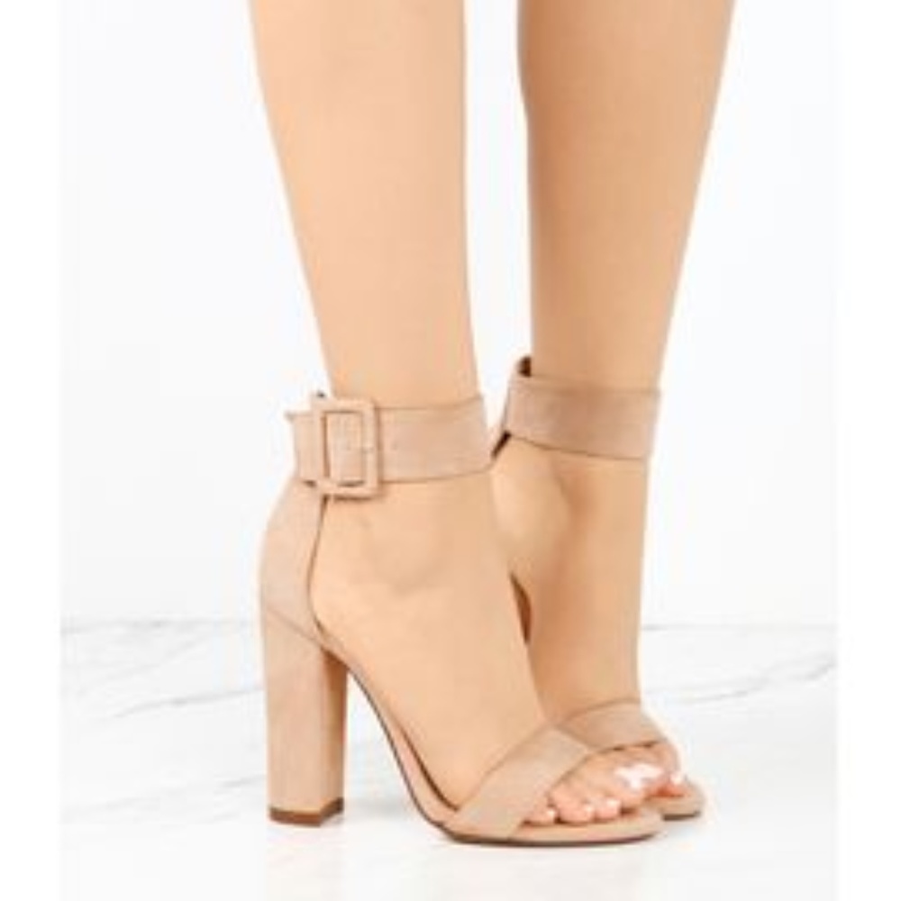 Tan Block Heels NEW